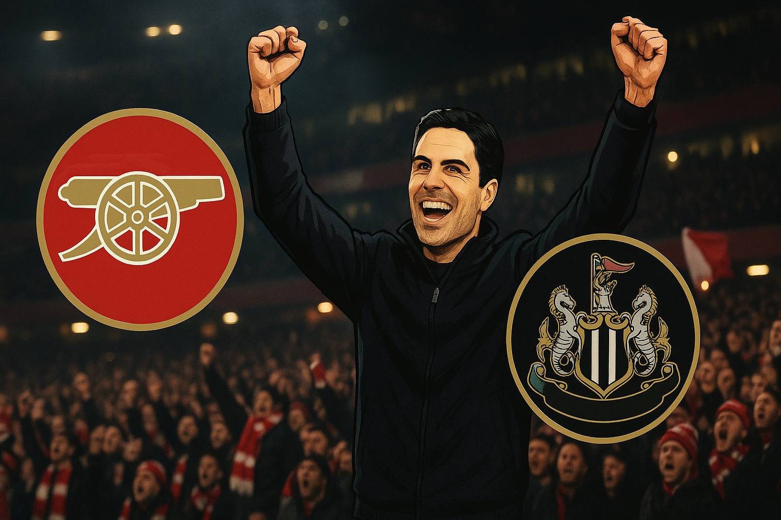 Newcastle Arsenal Reaction